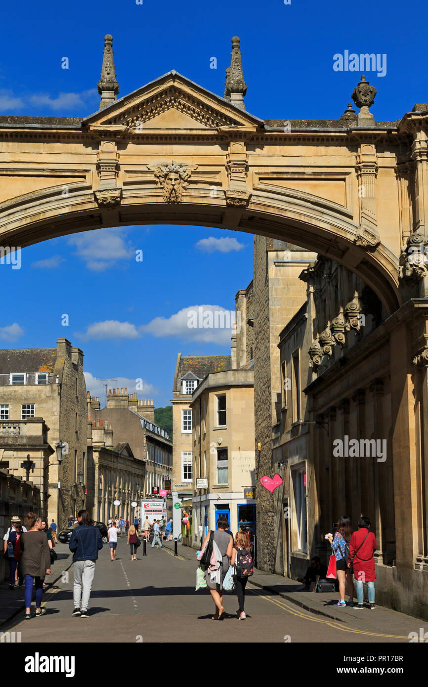 Main Arch, City of Bath, UNESCO World Heritage Site, Somerset, England