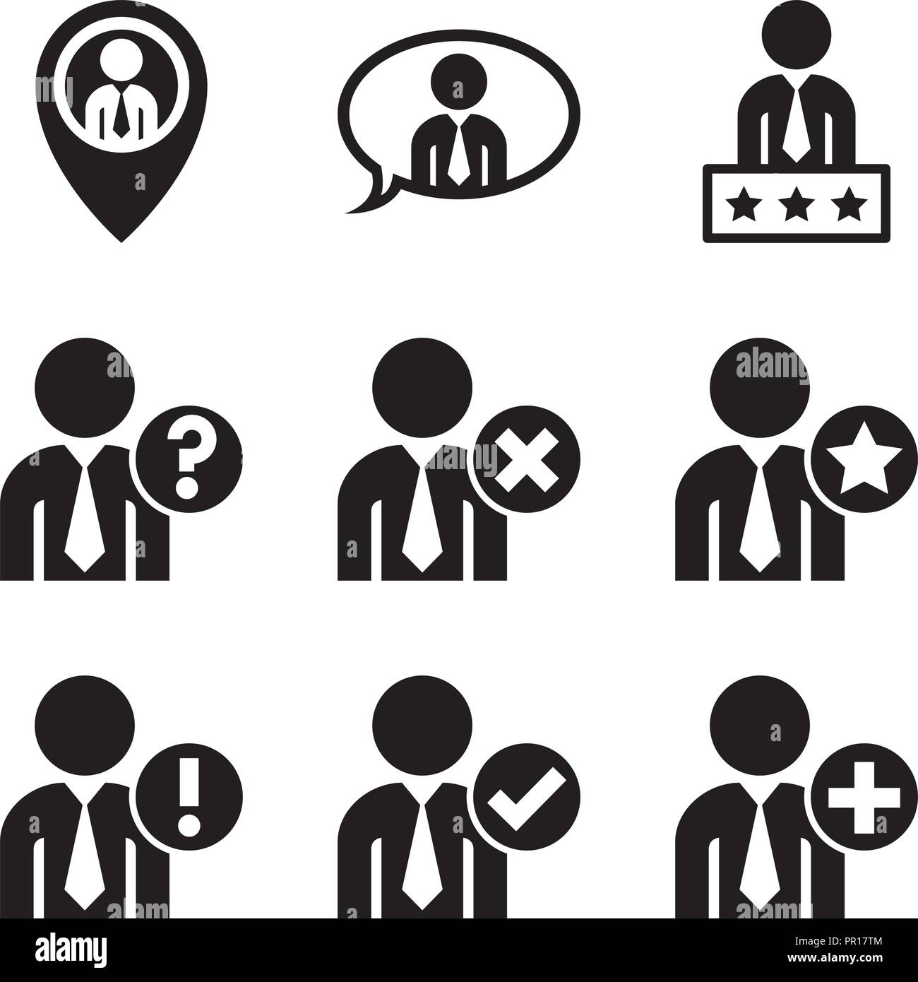 Add user business person Stock Vector Images Alamy