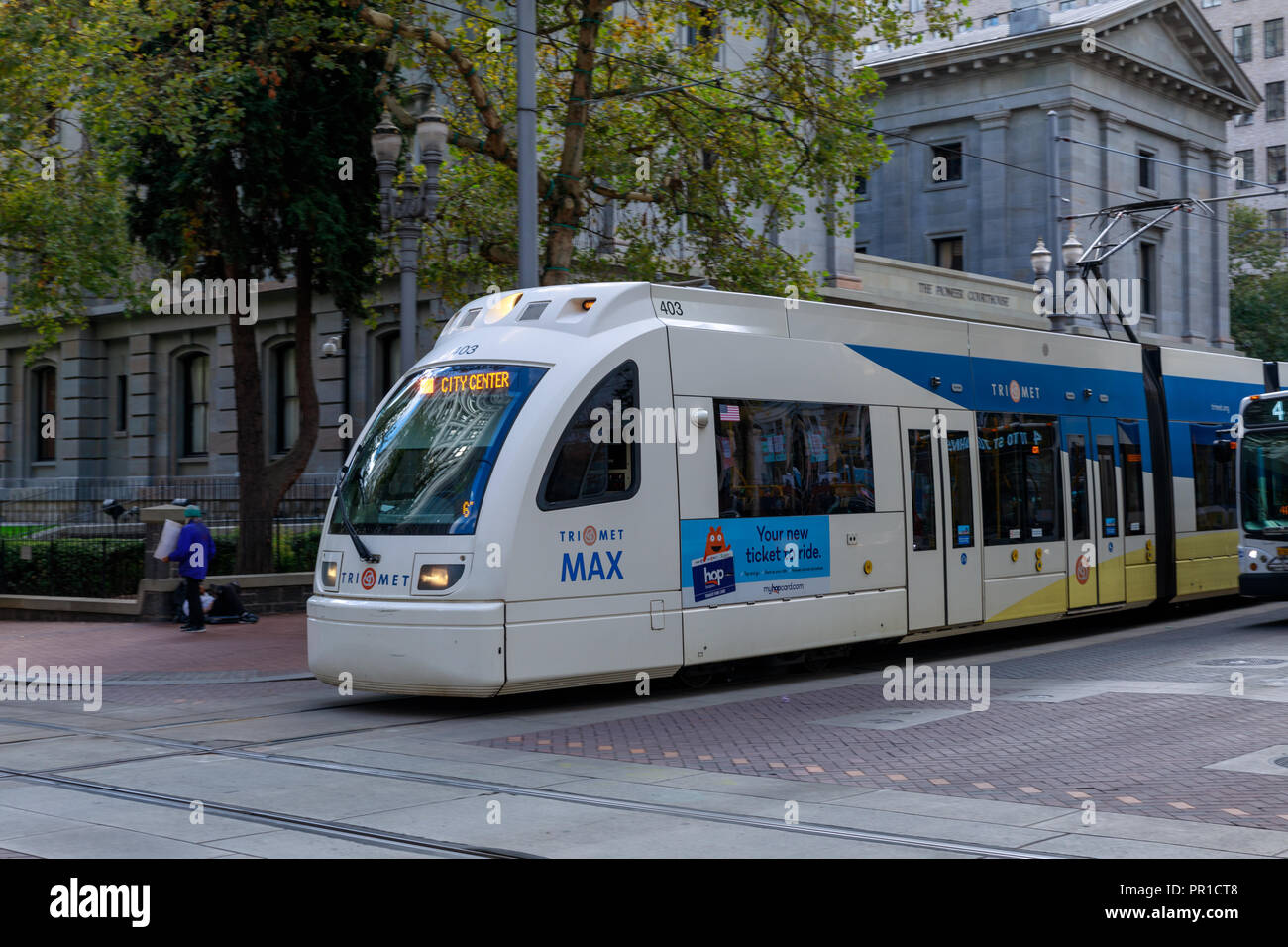 Portland, Oregon Sep 21, 2018 Public transportation, TriMet Max