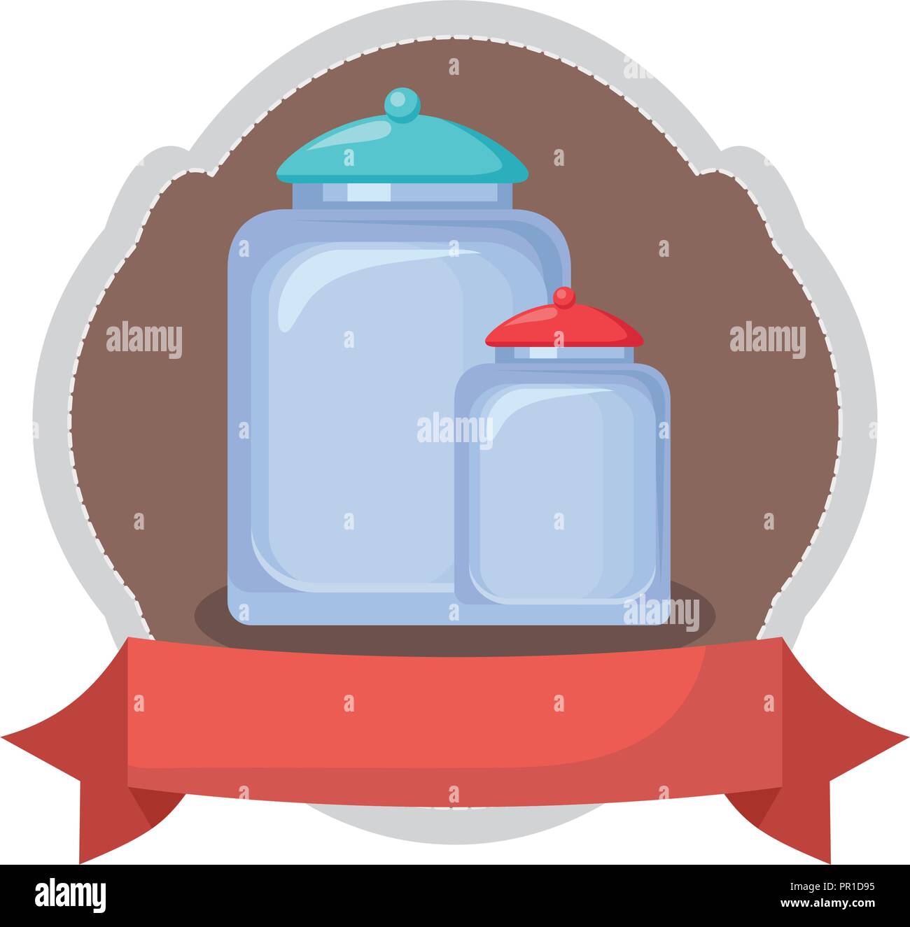 Condiment containers Stock Vector Images - Alamy
