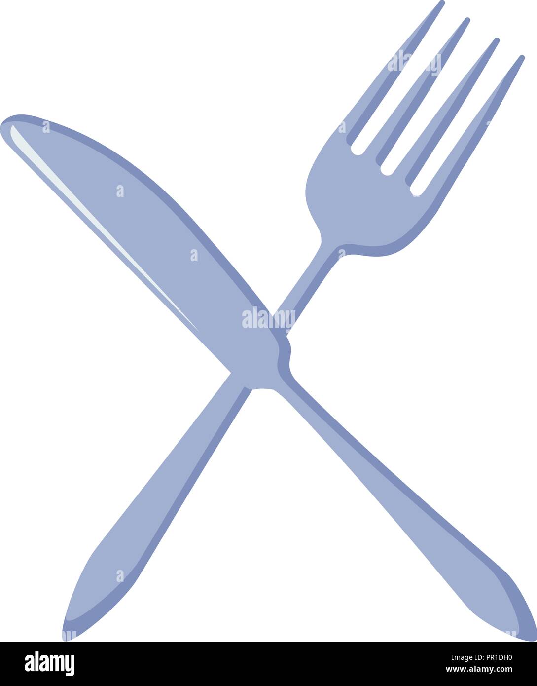 Fork And Knife Illustration High Resolution Stock Photography and