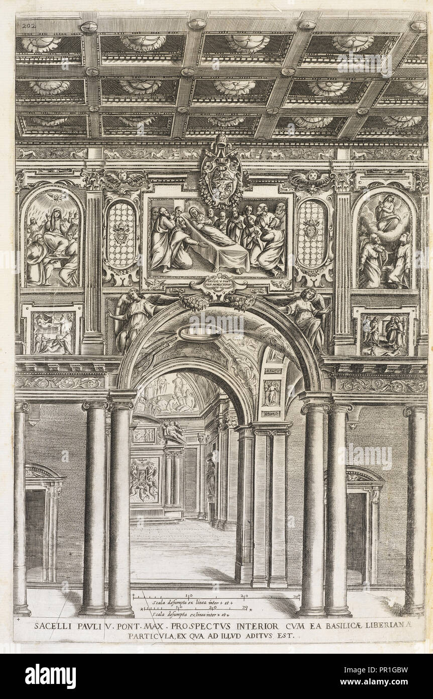 Basilicae s. Mariae Maioris de Vrbe a Liberio Papa I. usque ad Pavlvm V. Pont. Max., lib. XII, Angelis, Paulus de, 1580-1647 Stock Photo