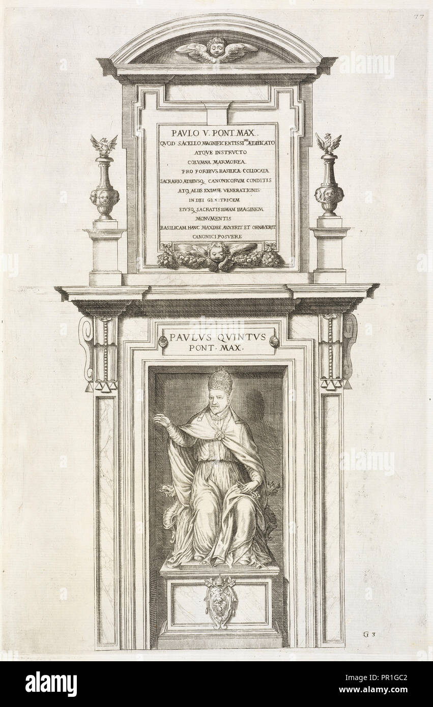 Basilicae s. Mariae Maioris de Vrbe a Liberio Papa I. usque ad Pavlvm V. Pont. Max., lib. XII, Angelis, Paulus de, 1580-1647 Stock Photo