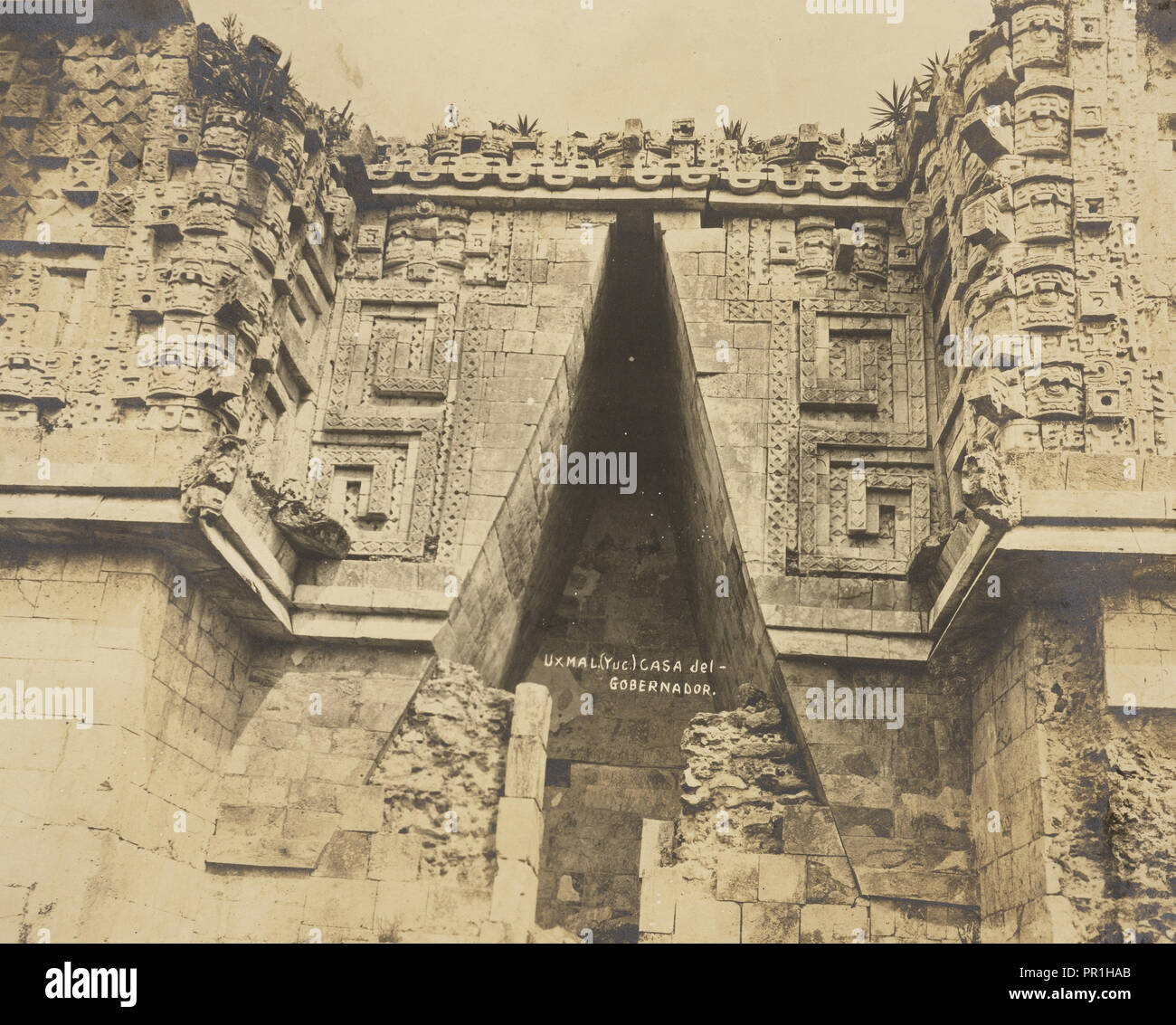 Governor's Palace, Uxmal, Mexico): south arch, Views of Aztec, Maya ...