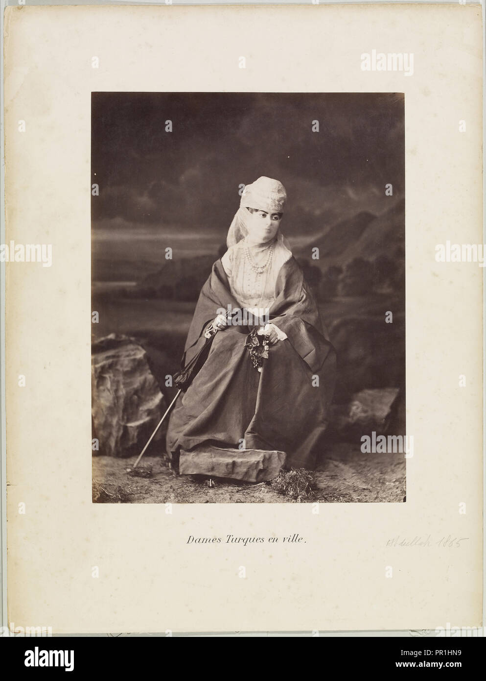 Dames turques en ville, photographs of the Ottoman Empire and the Republic of Turkey, Views Stock Photo