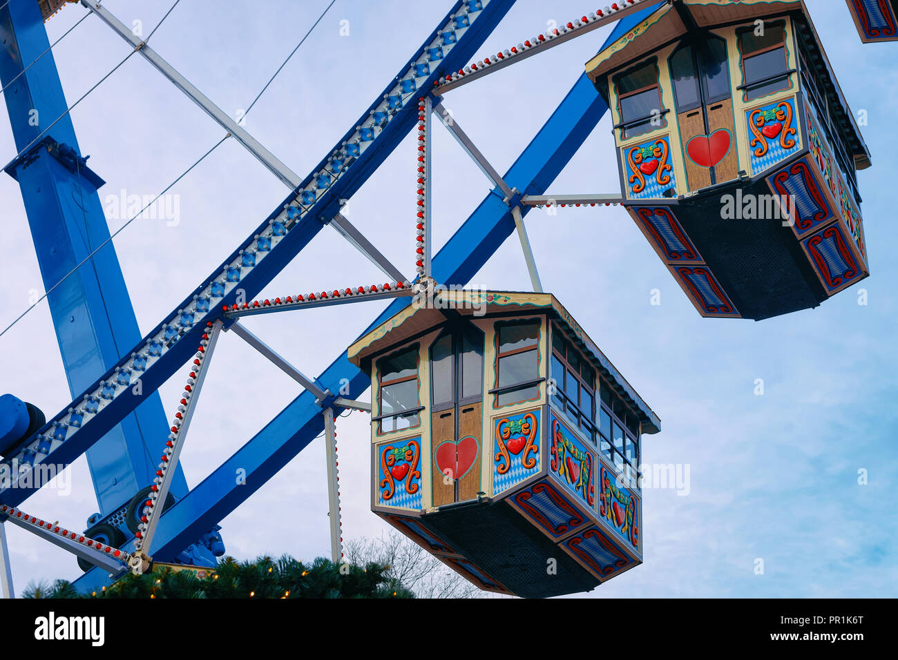 ferris wheel on christmas market at alexanderplatz in winter berlin germany advent fair decoration and stalls with crafts items on the bazaar - Christmas Ferris Wheel Decoration ferris wheel on christmas market at alexanderplatz in winter berlin germany advent fair decoration and stalls with crafts items on the bazaar - Christmas Ferris Wheel Decoration