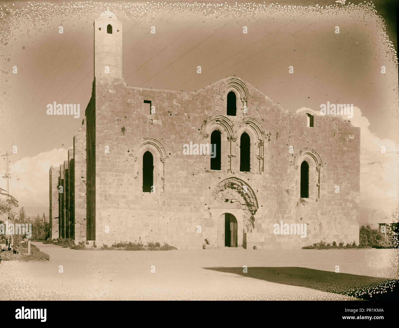 Tartous Cathedral from the N.W. 1934, Syria, Tartūs Stock Photo