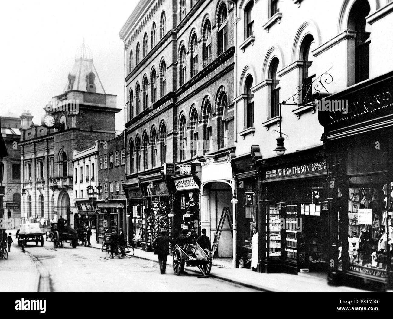 Vicar Street, Kidderminster early 1900s Stock Photo Alamy