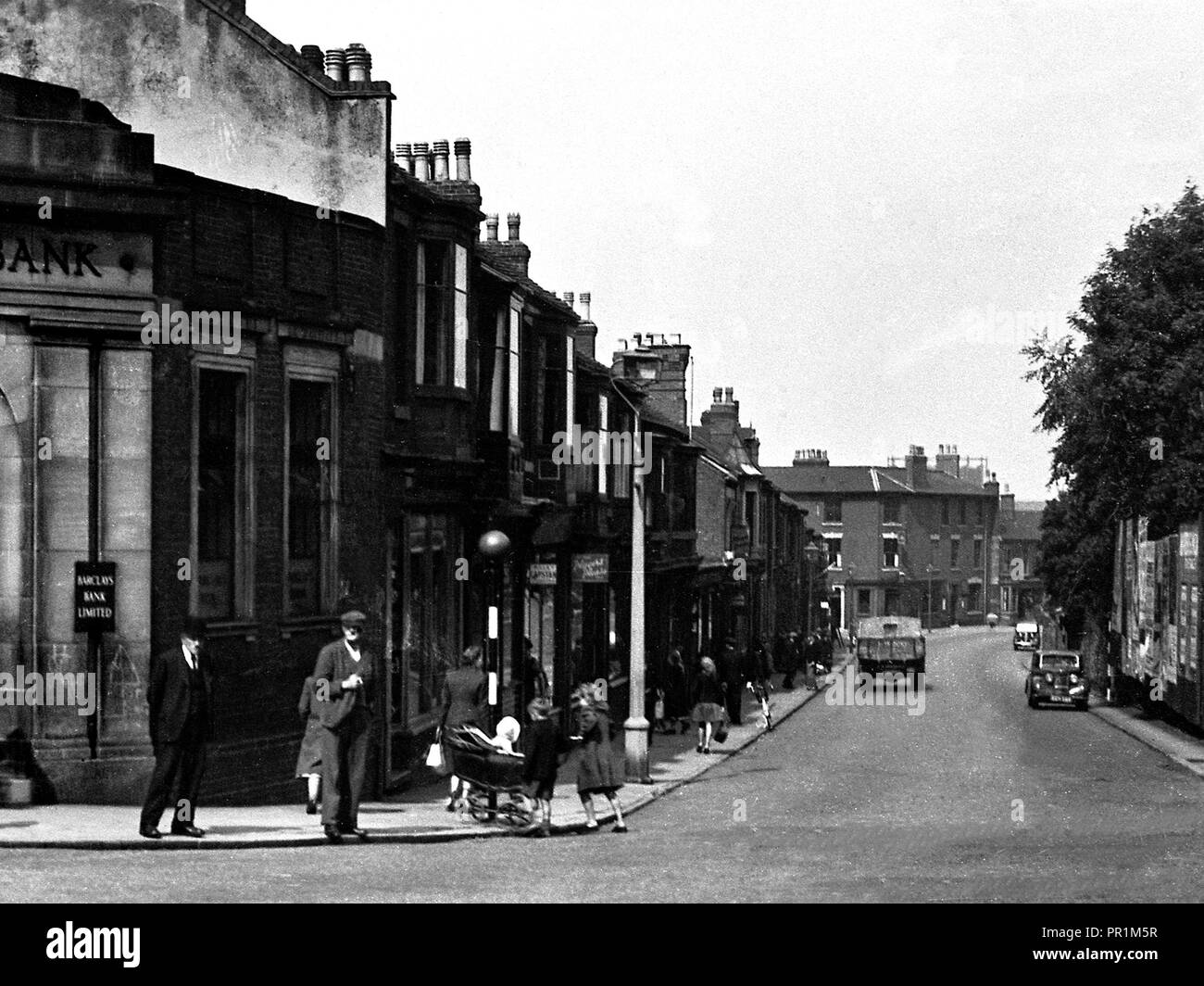 Liverpool Road, Kidsgrove 1930s Stock Photo