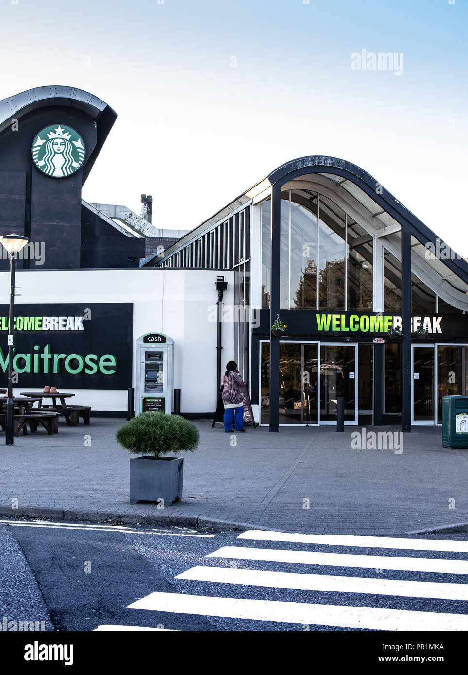 Break Membury Services near Swindon on the M4 motorway west
