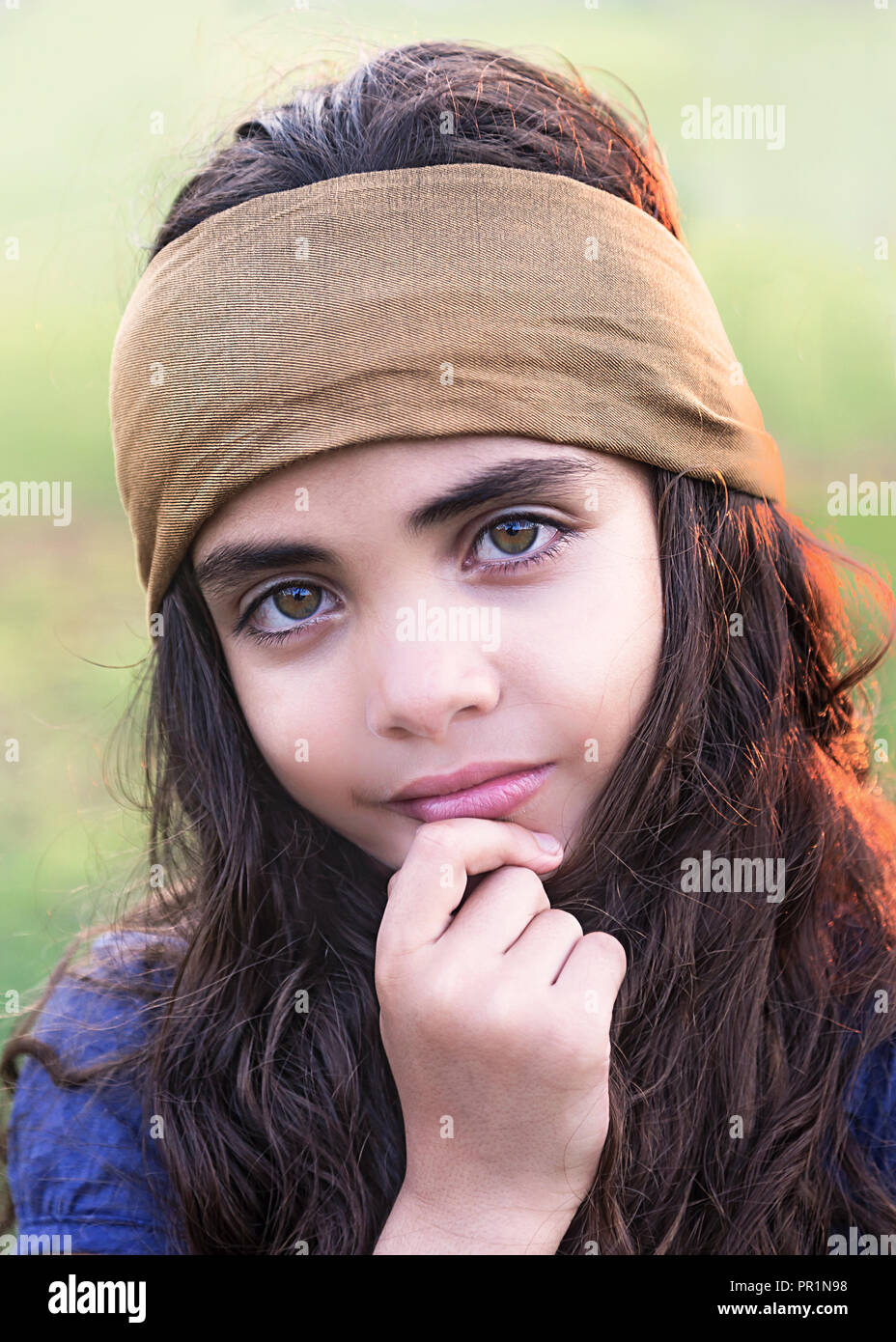 Innocent Eyes from Gaza Stock Photo