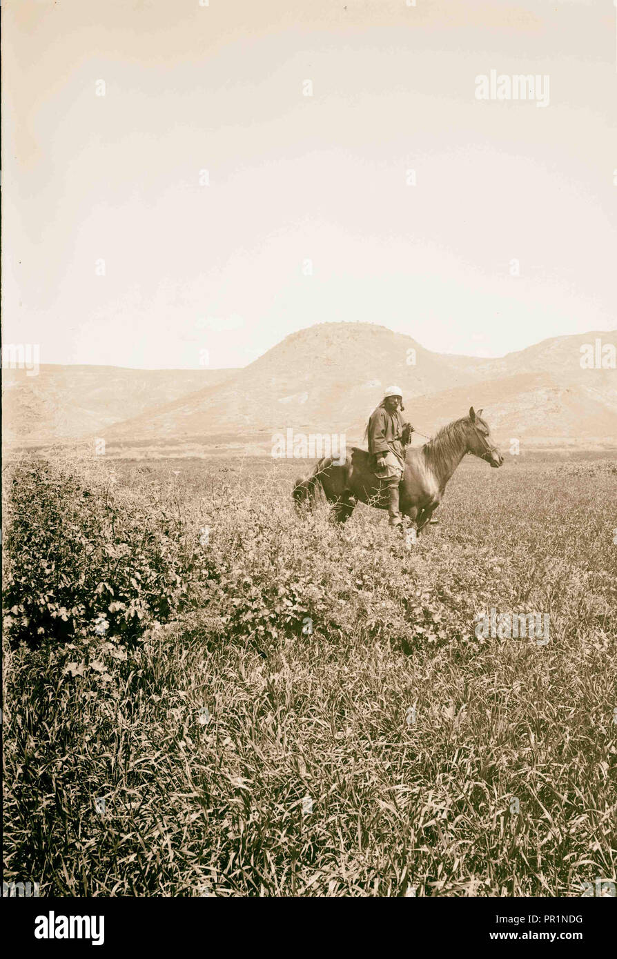 Hill of Samata. 1898, Israel, Susita, Extinct city Stock Photo