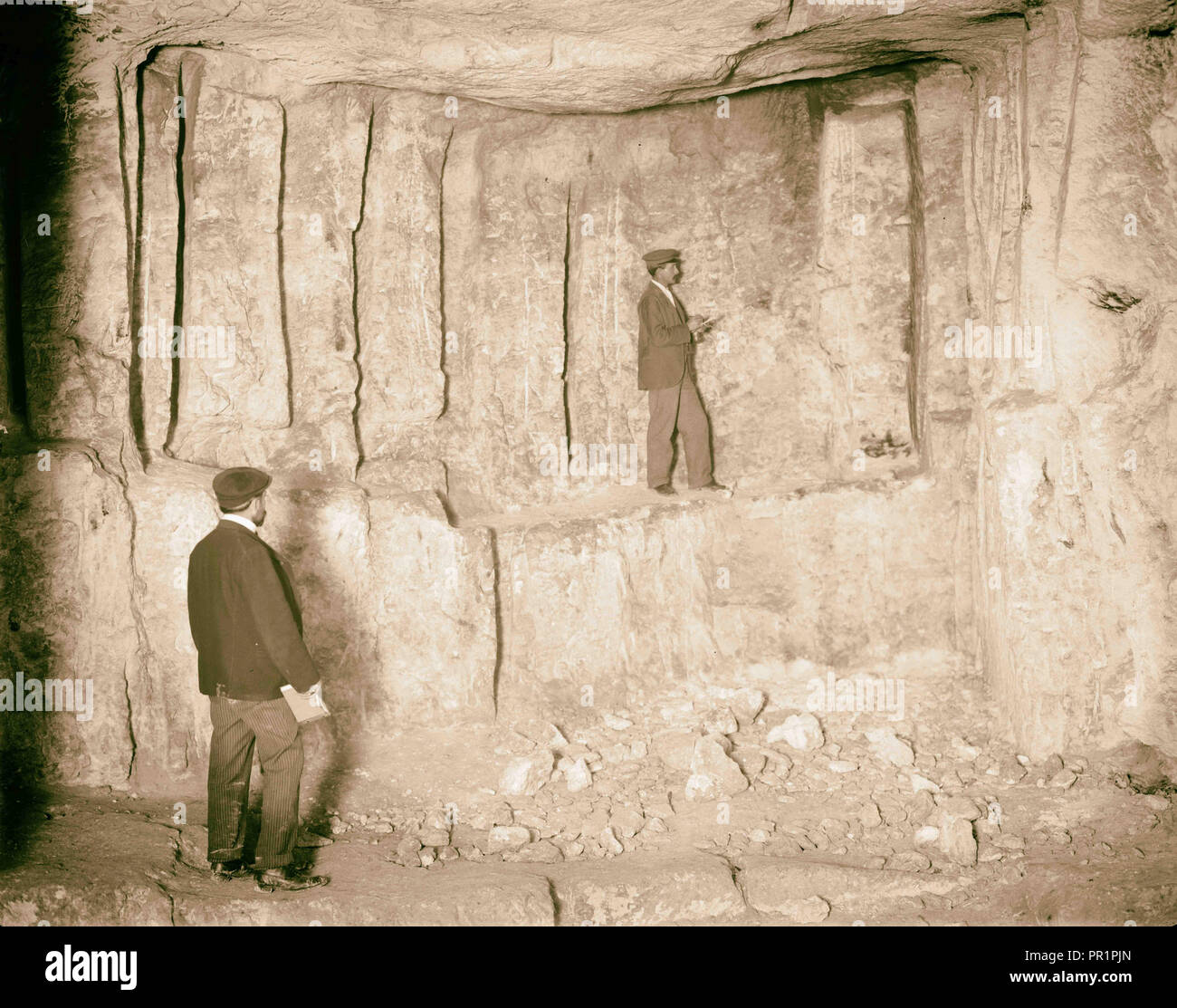 Jerusalem ElKouds Solomon's Quarries 1898, Israel Stock Photo Alamy