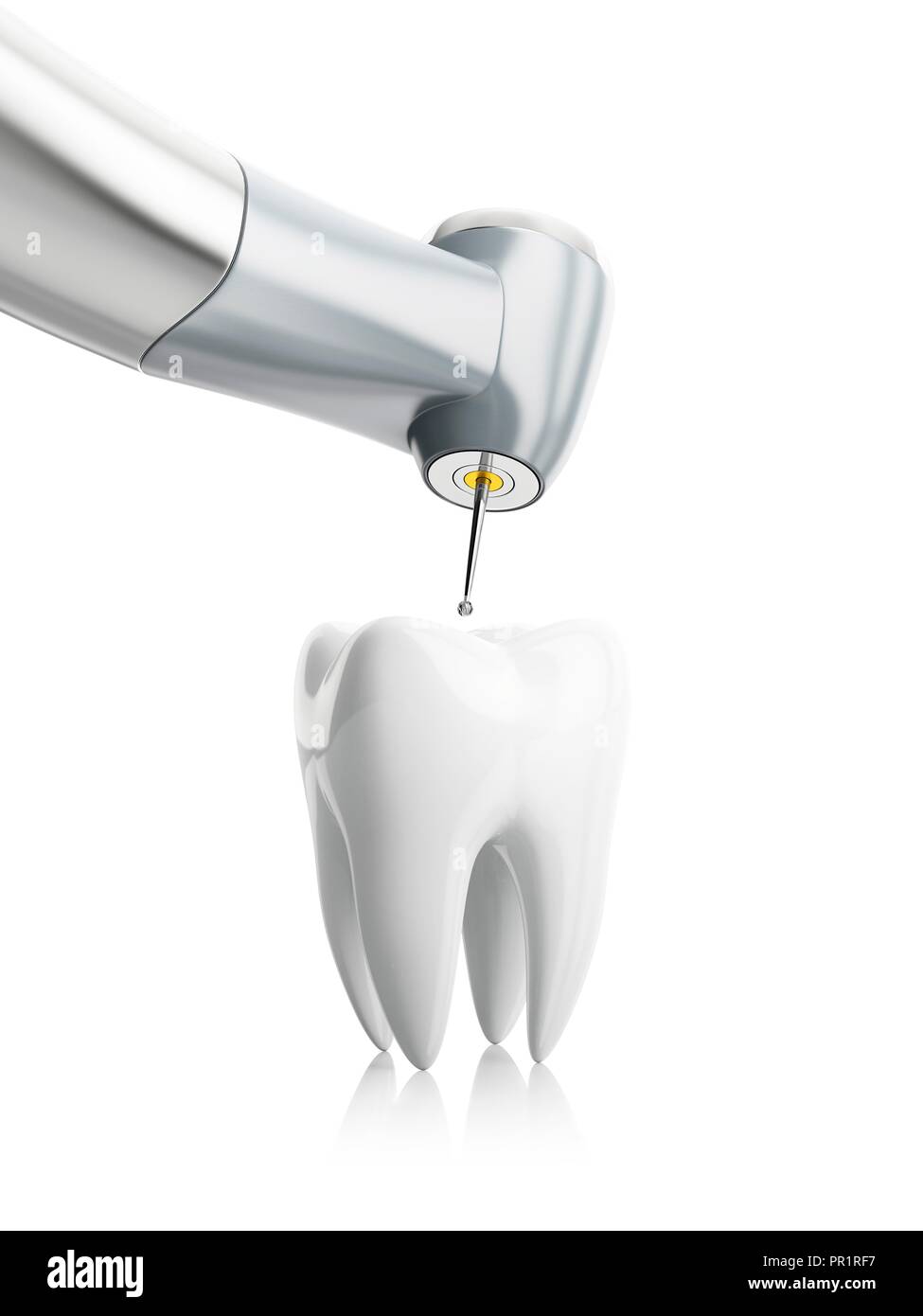 Dental treatment, conceptual illustration. Stock Photo