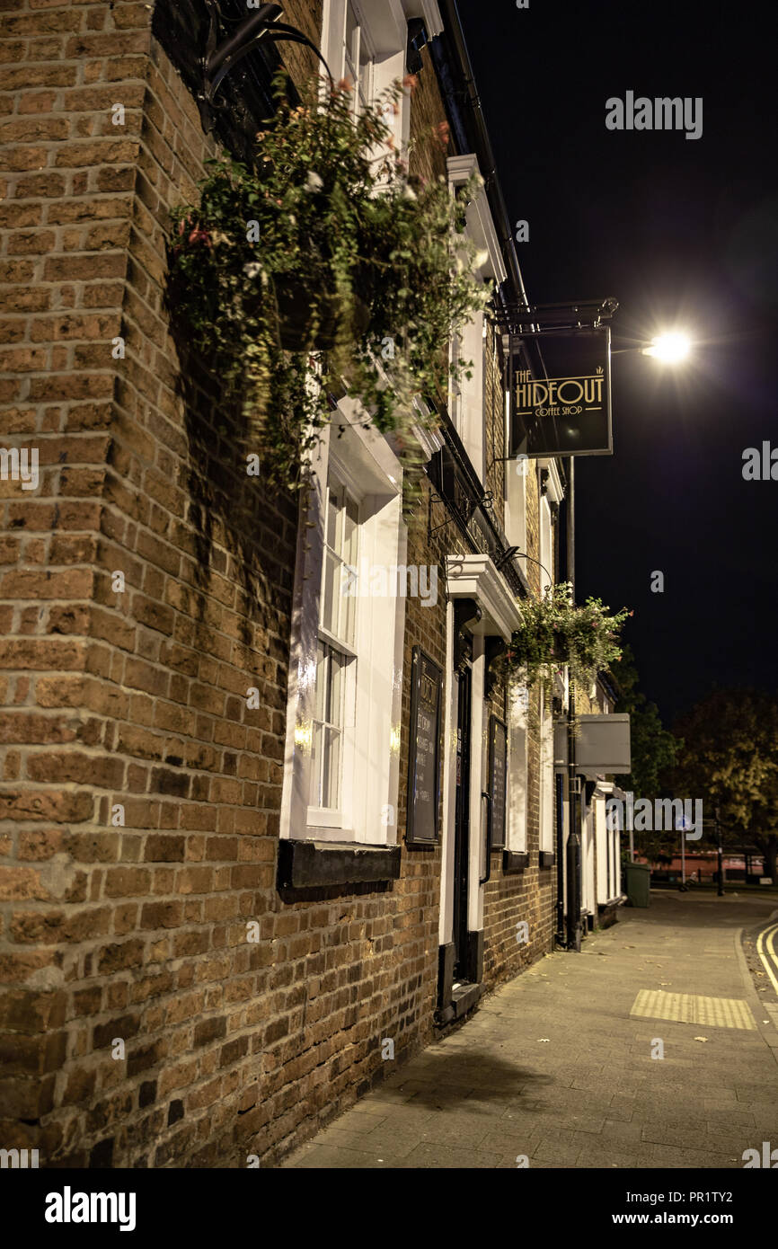 Shropshire street market drayton shropshire hires stock photography