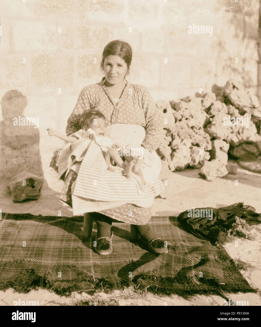 Anna Spafford baby home in Jerusalem 1924, Jerusalem, Israel Stock ...