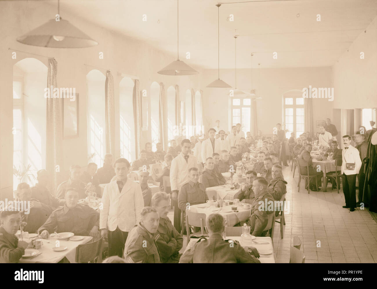 Dining Hall At Y Hostel Old Post Office 1940 Jerusalem - 