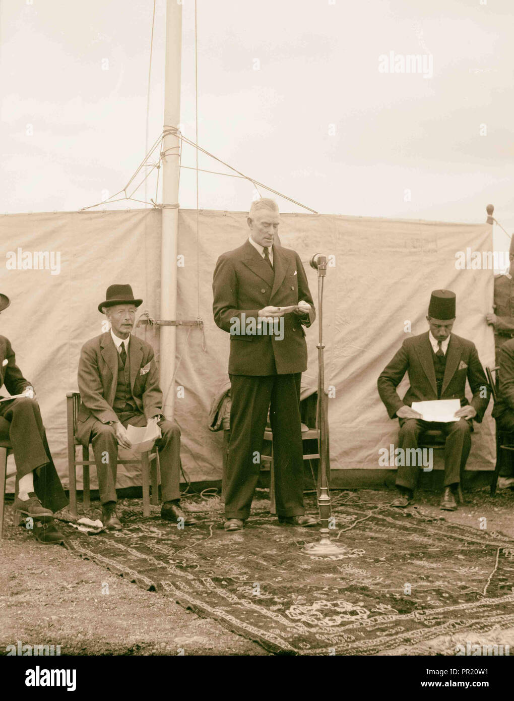 Postmasters Inauguration Inauguration of the Palestine Broadcasting Service. March 30 -1[936 ...