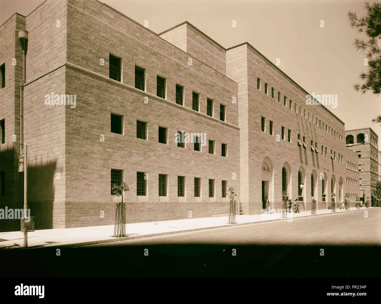 New post office 1934, Jerusalem, Israel Stock Photo Alamy