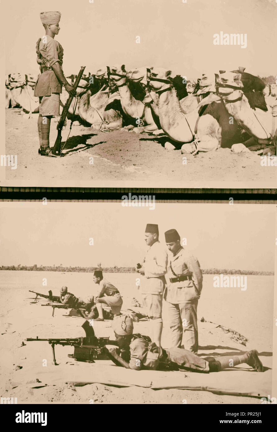 British military 1898, Middle East, Israel and/or Palestine Stock Photo