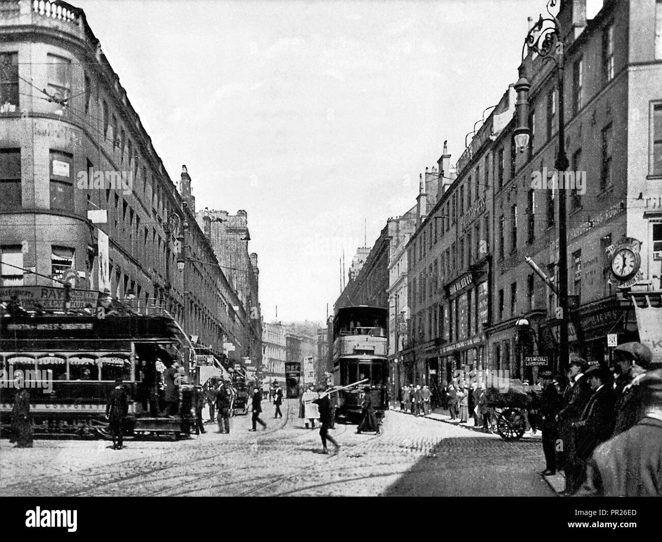 Union Street, Glasgow early 1900’s Stock Photo Alamy