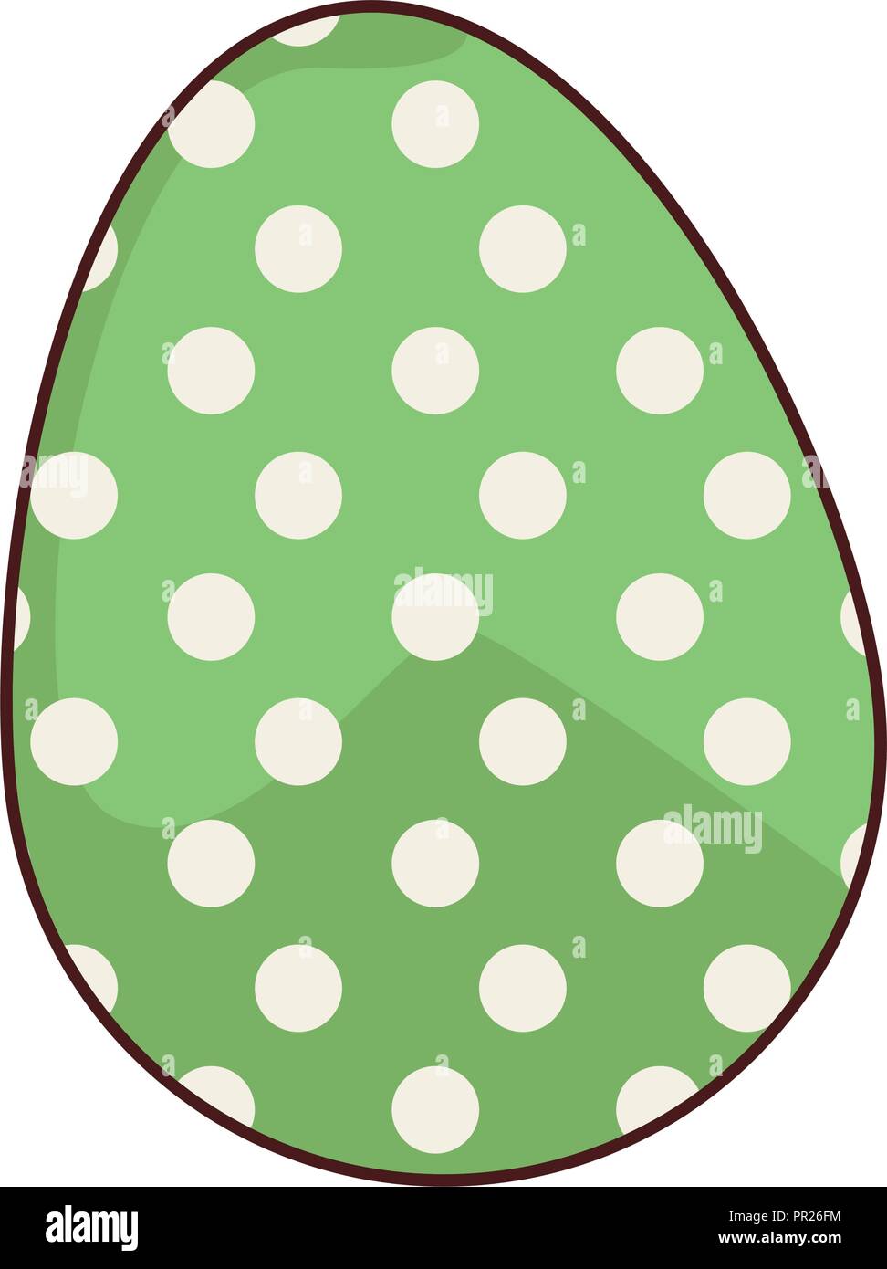 Easter egg cartoon Stock Vector