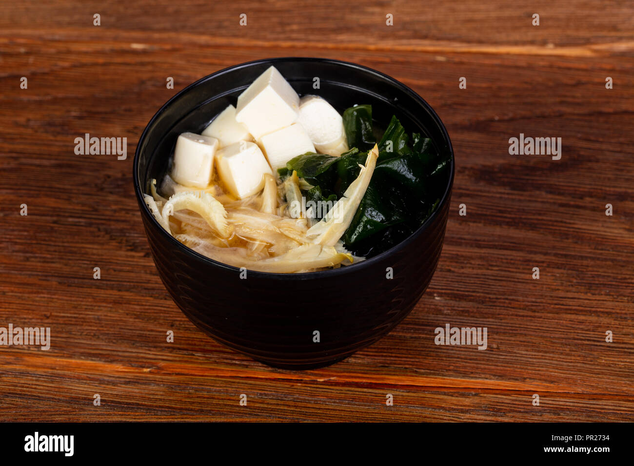 Japanese Miso soup kombu, tofu Stock Photo Alamy