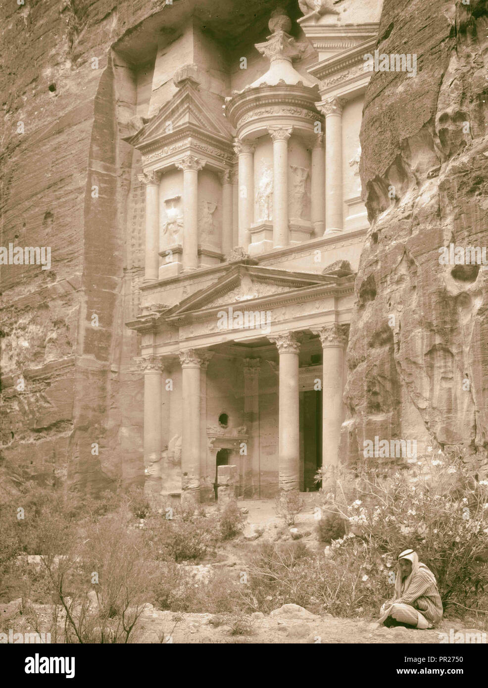 Petra. 1898, Jordan, Petra, Extinct city Stock Photo - Alamy