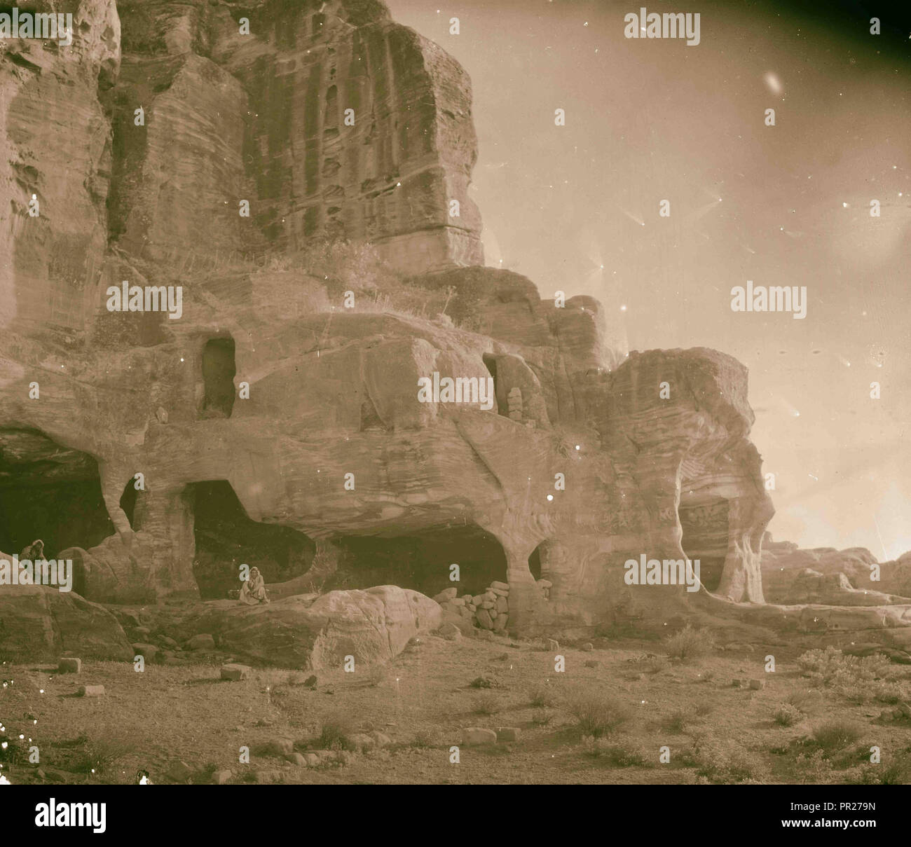 Petra. 1898, Jordan, Petra, Extinct city Stock Photo - Alamy