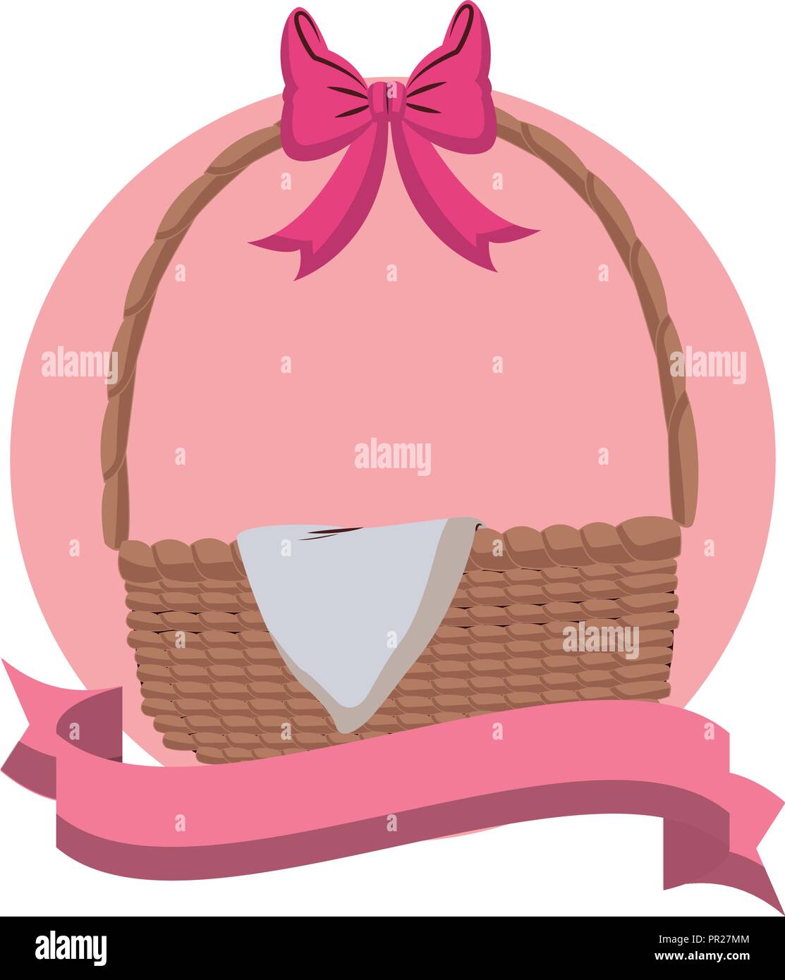 Empty picnic basket Stock Vector Image & Art - Alamy