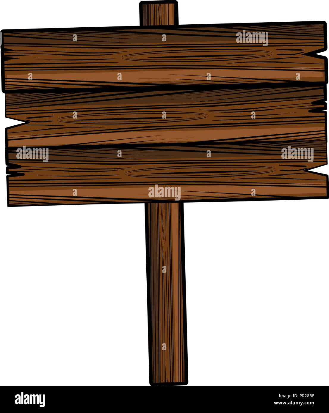 Blank wooden sign Stock Vector Image & Art - Alamy