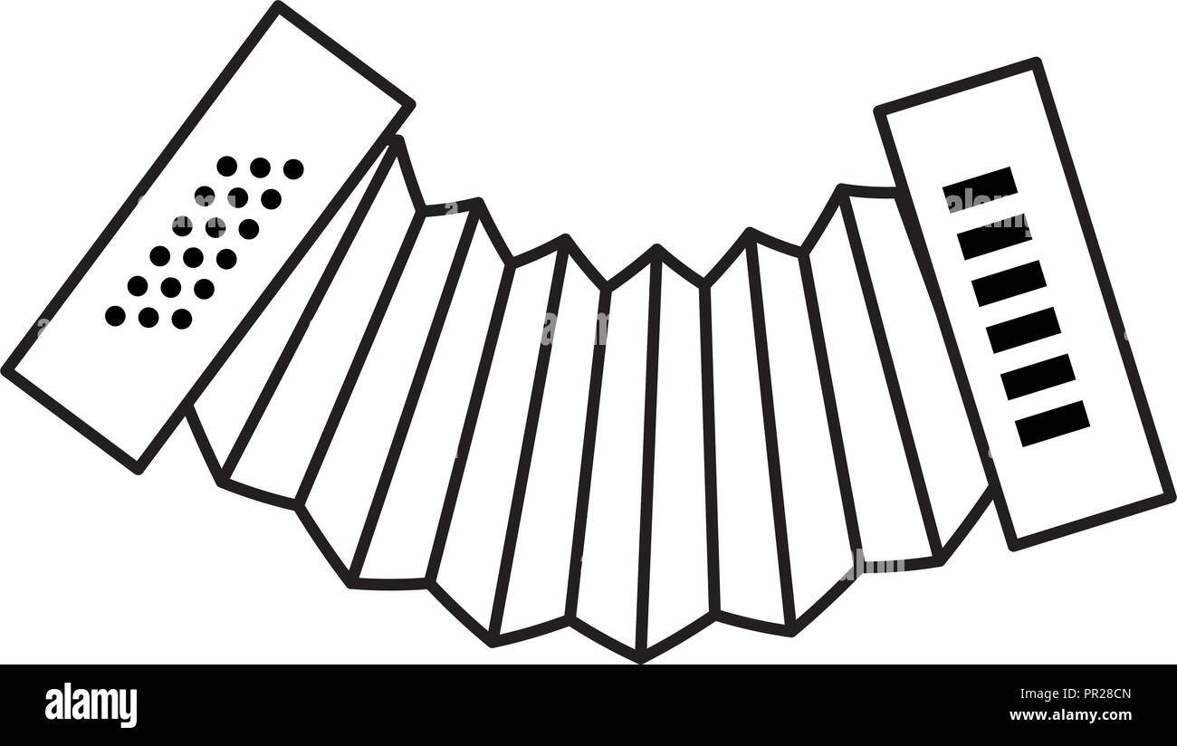 Accordion music instrument Stock Vector Image & Art Alamy