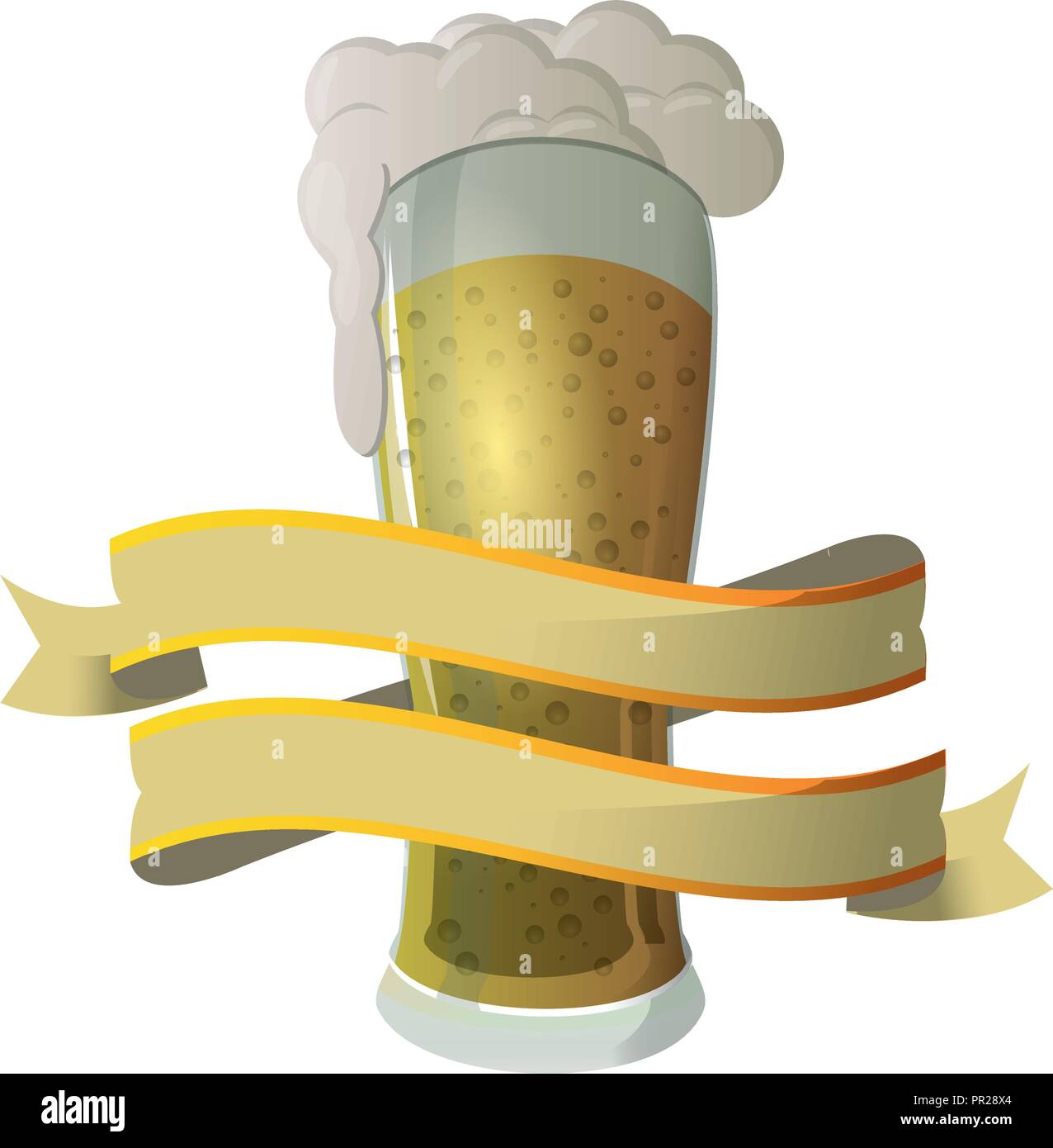 Cold beer cup Stock Vector Image & Art - Alamy