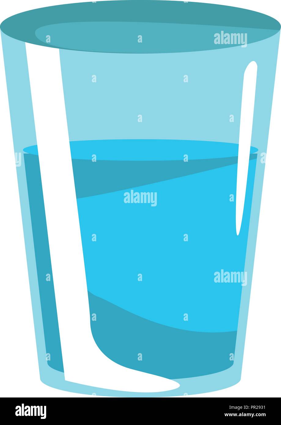 Water glass cup Stock Vector Image & Art Alamy