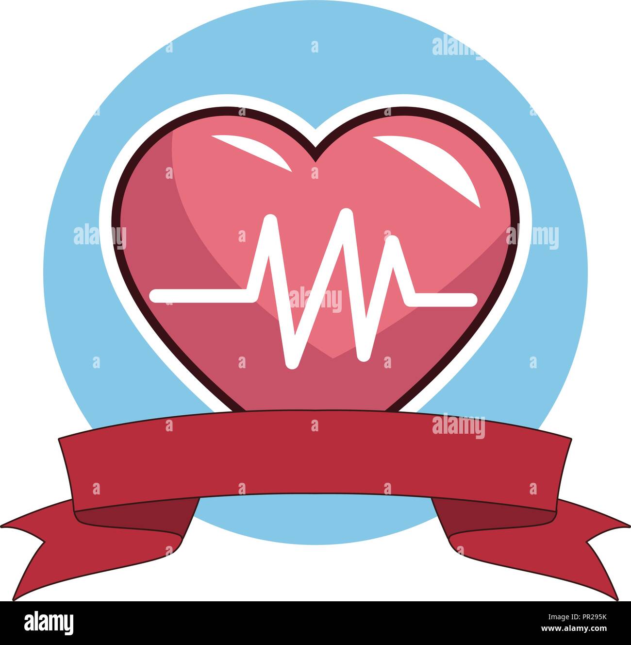Medical heartbeat symbol Stock Vector Image & Art Alamy