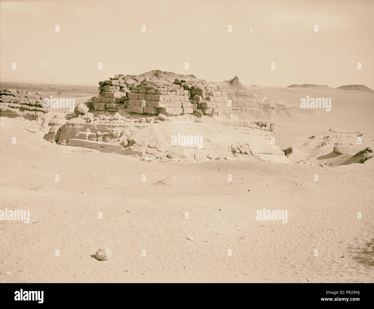 Egypt. The fourth pyramid. Discovered by Dr. Selim Bey Hassan. 1934 ...