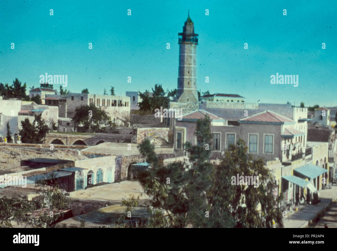 Southern Palestine, Hebron, Beersheba and Gaza area. Gaza, central section. 1950, Gaza Strip, Gaza Stock Photo