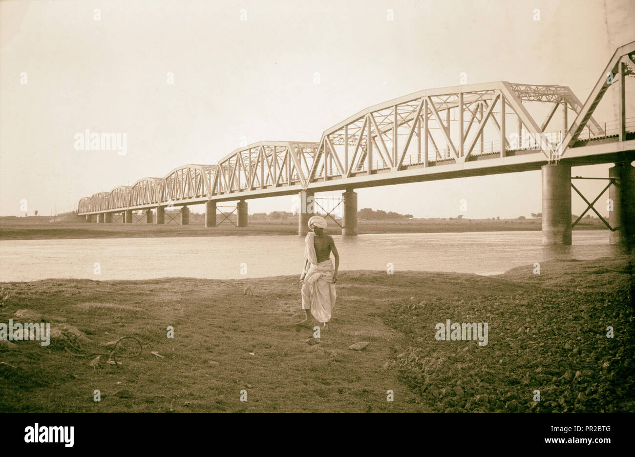 Sudan. Khartoum. Bridge across the White Nile to Omdurman. 1936, Sudan 