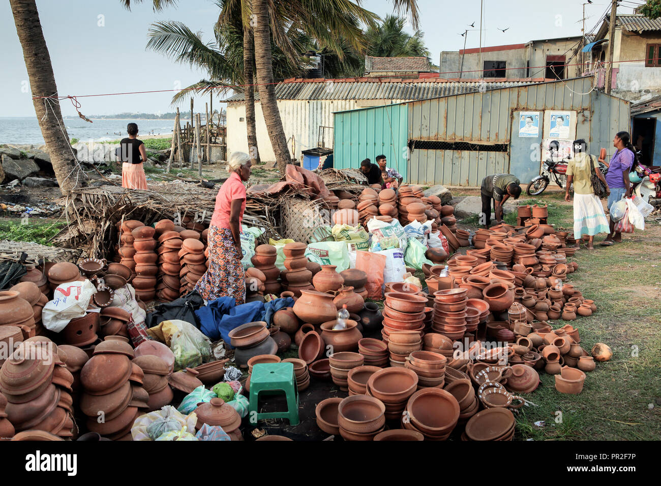 Clay pot vendor hires stock photography and images Alamy