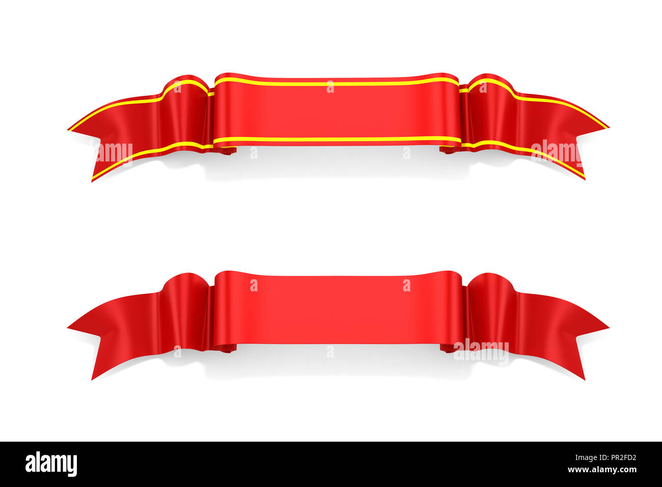 Flag ribbon template vintage hi-res stock photography and images - Alamy