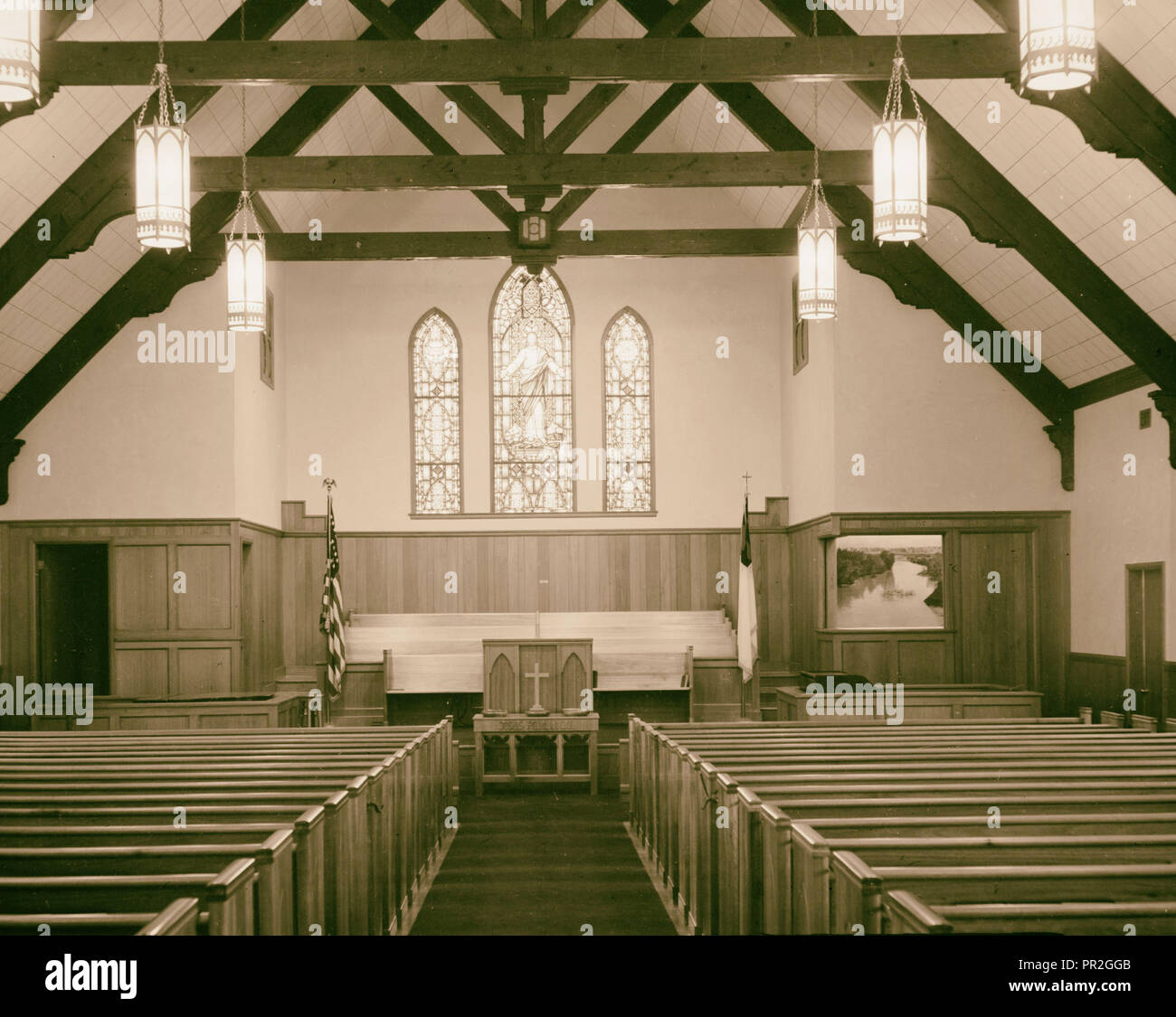 Interior of Church of the Nazarene in Glendale showing our Jordan ...