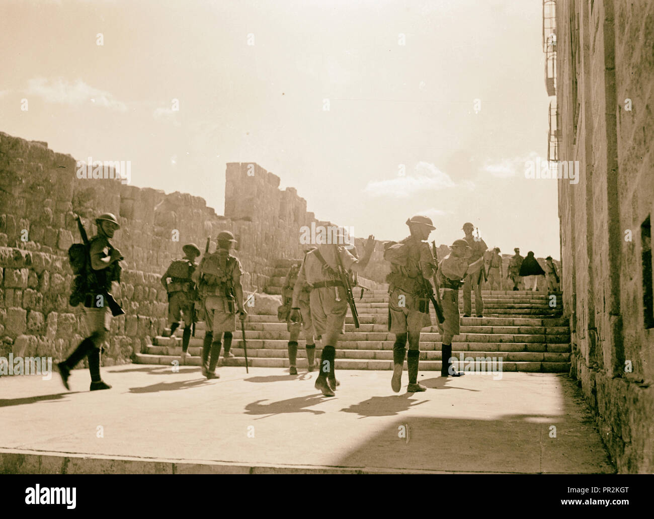 The raising of the siege of Jerusalem Typical scene of troops in Old ...