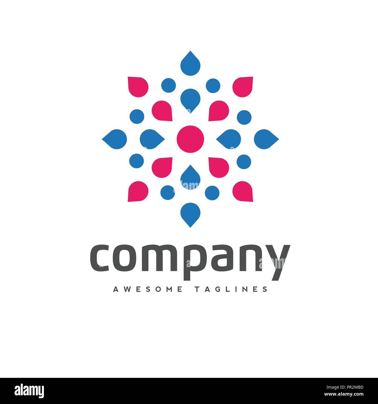 dotted vector circle frame, dot pattern in circle shape, Trendy design element for round banner or logo. Stock Vector