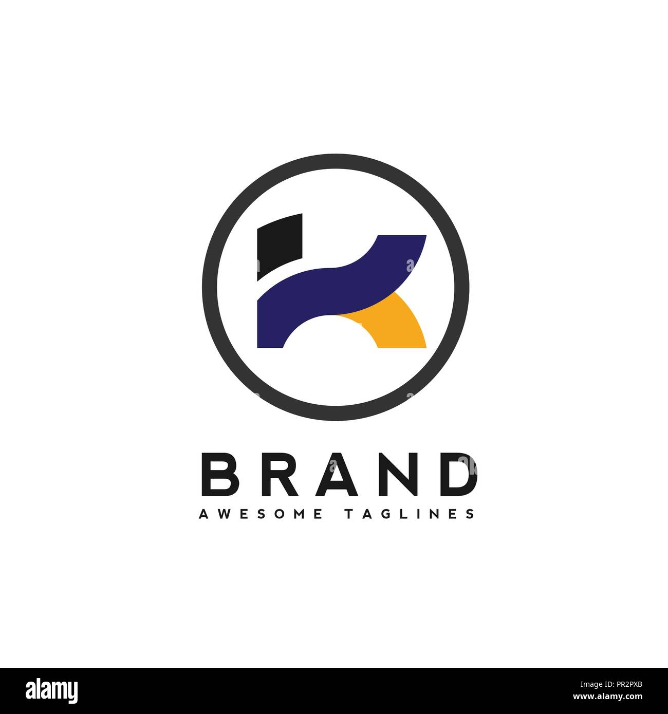 Letter K And Circle Logo Simple Design Template Business Corporate Creative Letter K Logo Design Best New Letter K Logo Stock Vector Image Art Alamy