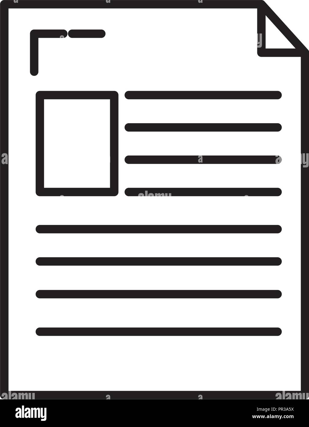 documents paper isolated icon vector illustration design Stock Vector ...