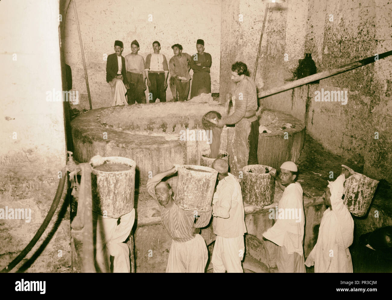Arab factories & general improvements in Nablus, The Soap Factory. The