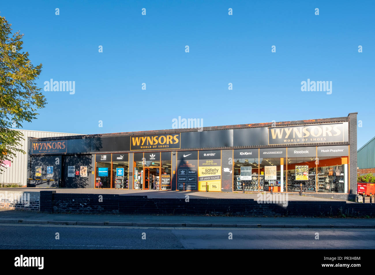 Wynsors, world of shoes shop in Crewe Cheshire UK Stock Photo - Alamy