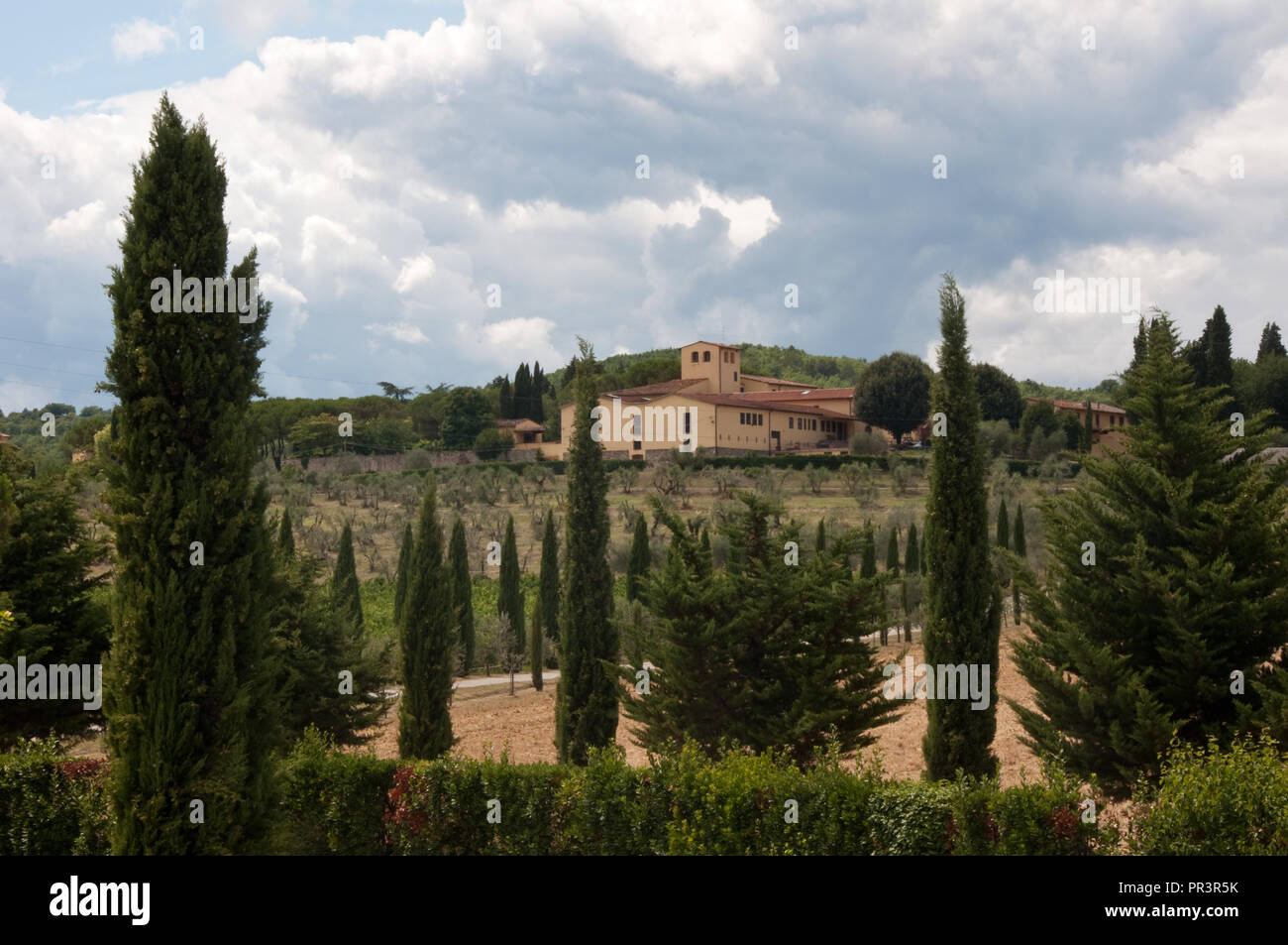 Italian Country House Stock Photo Alamy