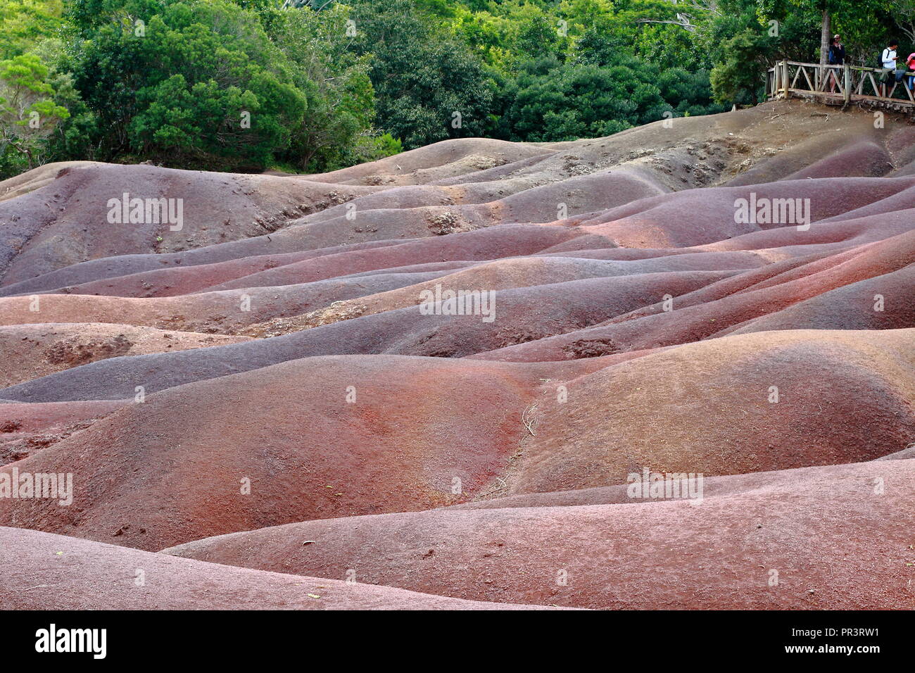Seven Coloured Earth Mauritius Stock Photo - Alamy