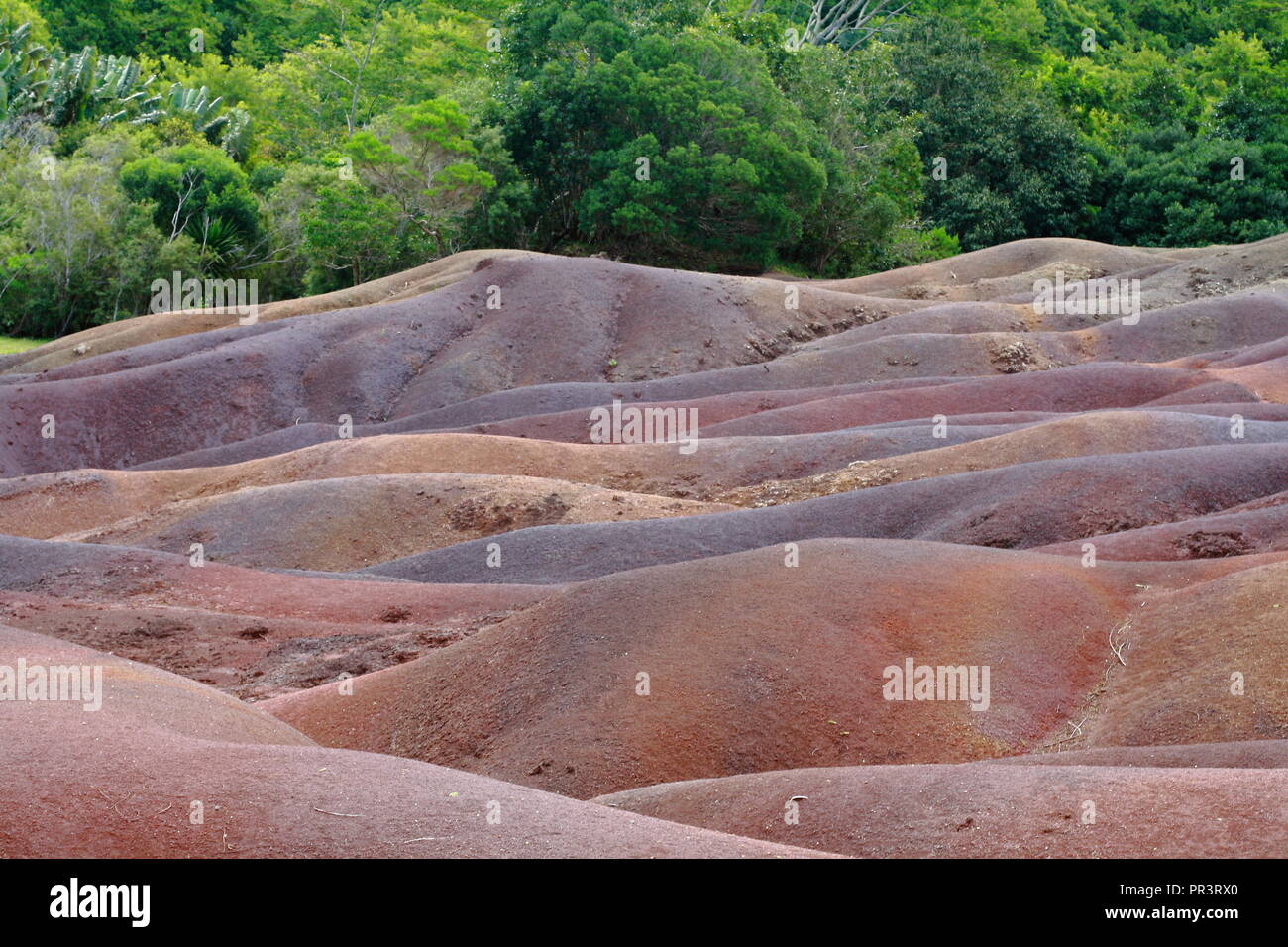 Seven Coloured Earth Mauritius Stock Photo - Alamy
